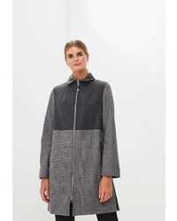 Женское темно-серое пальто от Gamelia