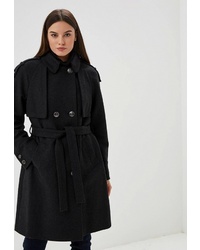 Женское темно-серое пальто от Gamelia