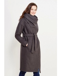 Женское темно-серое пальто от GK Moscow