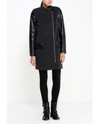 Женское темно-серое пальто от Grand Style