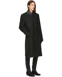 Мужское темно-серое пальто от BLK DNM