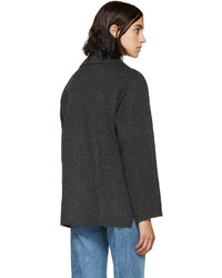Женское темно-серое пальто от Acne Studios