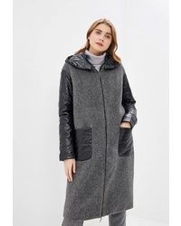 Женское темно-серое пальто от Helmidge