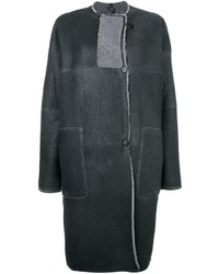 Женское темно-серое пальто от Humanoid