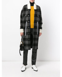 Женское темно-серое пальто от Etoile Isabel Marant