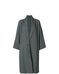 Женское темно-серое пальто от Issey Miyake Vintage