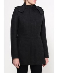 Женское темно-серое пальто от Lacoste