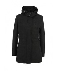 Женское темно-серое пальто от Lacoste