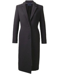 Женское темно-серое пальто от Lanvin