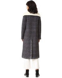 Женское темно-серое пальто от Edun