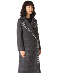 Женское темно-серое пальто от Edun