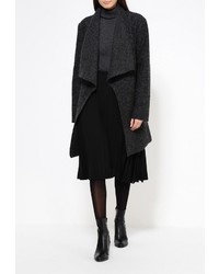 Женское темно-серое пальто от Lovini