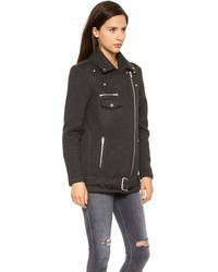 Женское темно-серое пальто от Veda