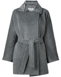 Женское темно-серое пальто от Max Mara