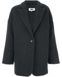Женское темно-серое пальто от MM6 MAISON MARGIELA