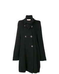 Женское темно-серое пальто от Nina Ricci Vintage