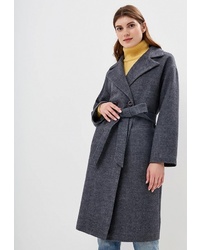 Женское темно-серое пальто от Ovelli