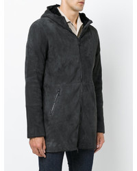 Мужское темно-серое пальто от Giorgio Brato