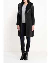 Женское темно-серое пальто от QED London