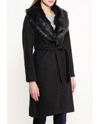 Женское темно-серое пальто от QED London