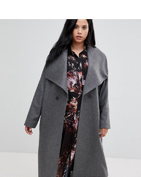 Женское темно-серое пальто от Religion Plus