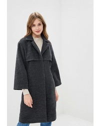 Женское темно-серое пальто от Rosso Style