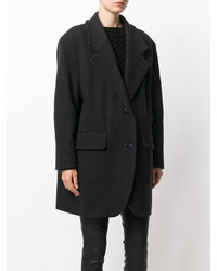 Женское темно-серое пальто от Hache