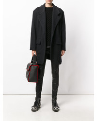 Женское темно-серое пальто от Hache