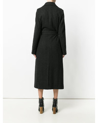 Женское темно-серое пальто от Joseph