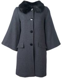 Женское темно-серое пальто от Steffen Schraut