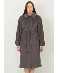 Женское темно-серое пальто от Trifo