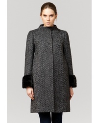 Женское темно-серое пальто от Ummami