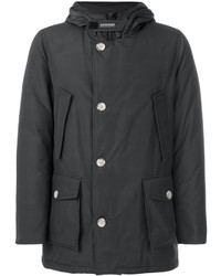 Мужское темно-серое пальто от Woolrich