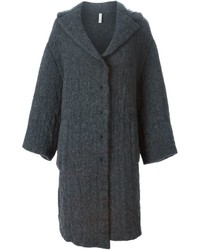 Женское темно-серое пальто