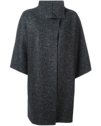 Женское темно-серое пальто