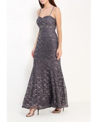 Темно-серое платье-макси от Apart