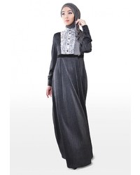 Темно-серое платье-макси от Hayat