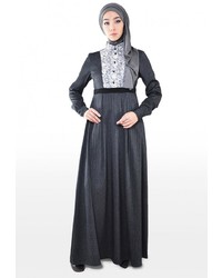 Темно-серое платье-макси от Hayat