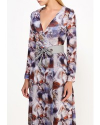 Темно-серое платье-макси от LOST INK