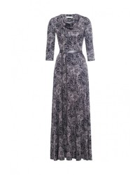 Темно-серое платье-макси от Olivegrey