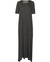 Темно-серое платье-макси от Raquel Allegra