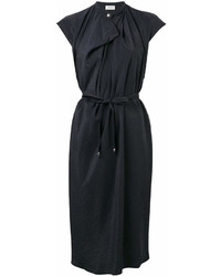 Темно-серое платье-миди от Lemaire