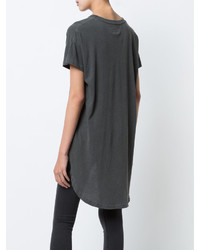 Темно-серое платье прямого кроя от The Great