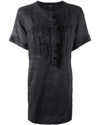 Темно-серое платье с вышивкой от Isabel Marant