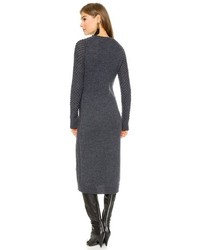 Темно-серое платье-свитер от Jill Stuart