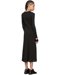 Темно-серое платье от Helmut Lang