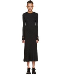Темно-серое платье от Helmut Lang