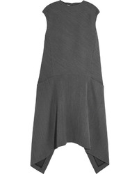 Темно-серое плетеное платье от Balenciaga