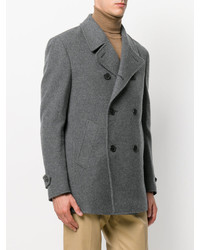 Темно-серое полупальто от Corneliani