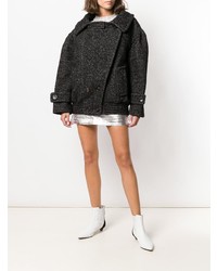 Женское темно-серое полупальто от Miu Miu